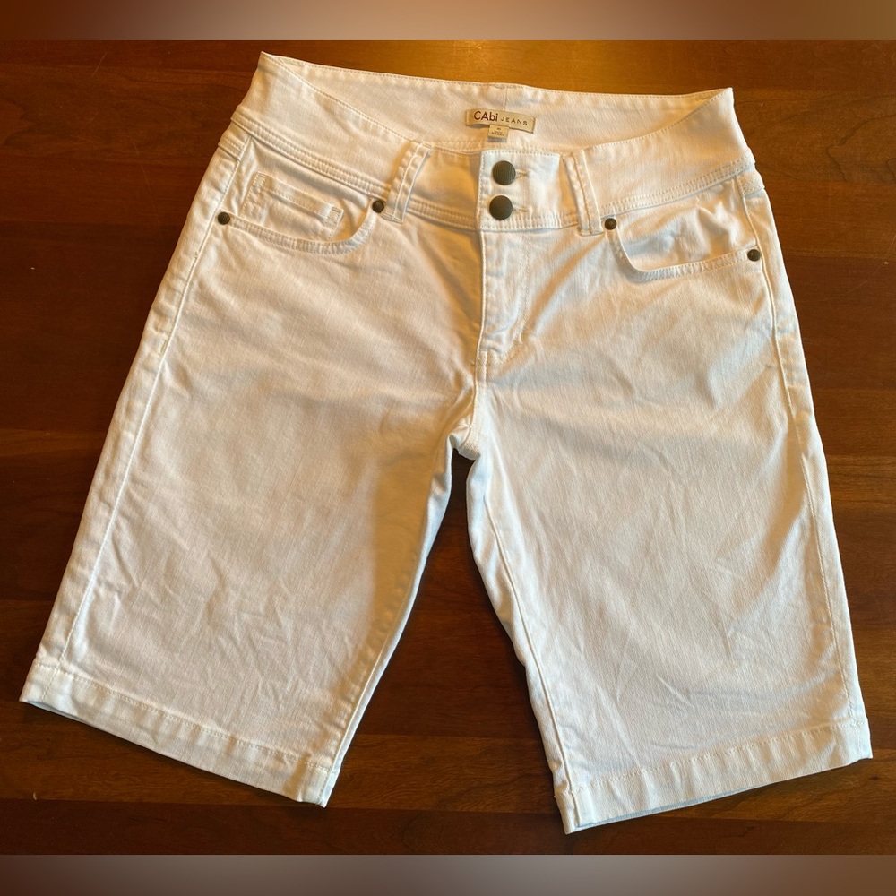 CAbi Jean shorts - white